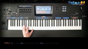 Flash In The Night - Secret Service, Cover, eingespielt mit titelbezogenem Style auf Yamaha Genos.