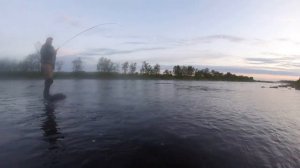КУМЖА НОЧЬЮ на муху / Trout fishing for a fly