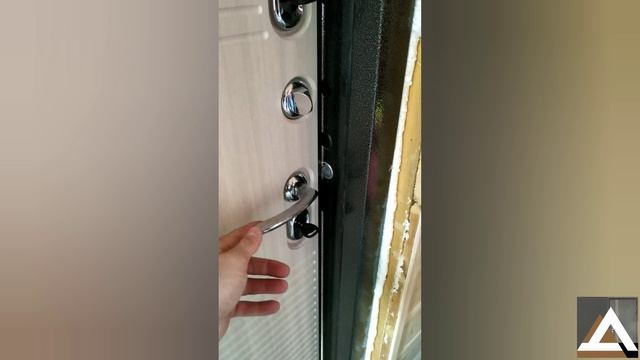 Входная дверь с терморазрывом в частный дом. Обзор двери Двекрон Графит. смотреть онлайн