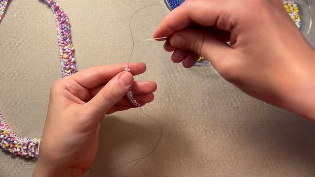 ? Candy ? beaded necklace. Beading tutorial.