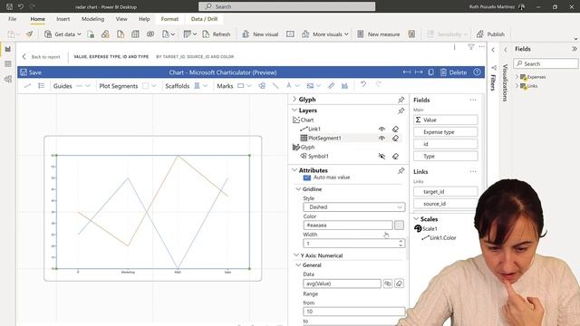 Charticulator #21: How to create a radar chart смотреть онлайн