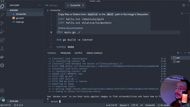 Como fazer um Dockerfile otimizado para Golang смотреть онлайн