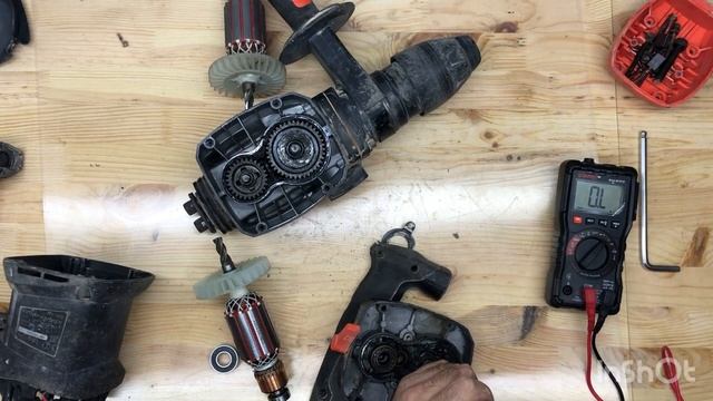 Диагностика и ремонт бочкового перфоратора Dnipro-M BH-180. смотреть онлайн