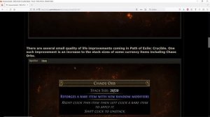 Path Of Exile, First Crucible Teasers, New Unique Stormseeker, Chaos Orbs Stacking 20, Oil Enchant