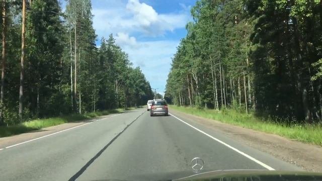Выезд из Сосново на Новоприозерское шоссе