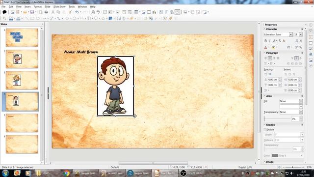 Libre Office Impress Family Tree.