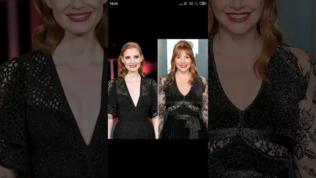 Celeb lookalikes. Bryce Howard, Jessica Chastian