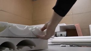 Скорлупа для утепления труб: процесс резки на станке СРП 3222 'СуперМакси'