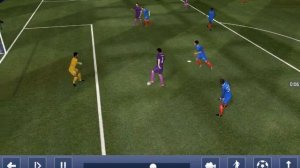 Великолепный гол Буффона в ворота сборной Франции.Dream league soccer 2017.