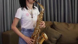 Rondo in D major - Mozart / Saxophone cover by Yuri (11 age)
