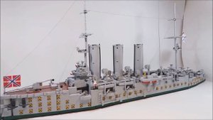 ЛЕГО  Крейсер "Аврора" . ЛЕГО САМОДЕЛКА,