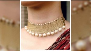 Latest Gold Pearl Chokar Necklace/ Mukta Necklace Designs 2021 | Lightweight Special Necklace | S.S