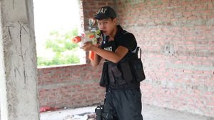 MASK Nerf War : Special Warrior Nerf Guns Fight Attack Criminal Group Mask Trade Weapons