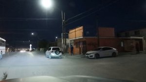 MEXICAN DRUG CARTEL AREA AT NIGHT / JUAREZ MEXICO