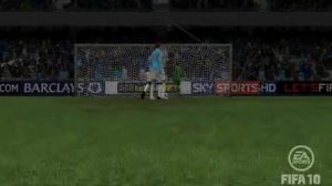 Man united 4 Vs Man City 1 fifa 10 Free kick