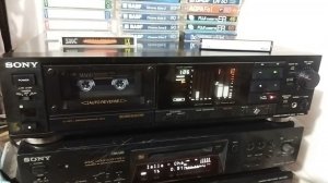 Кассетная дека Sony TC-RX80. Демонстрация воспроизведения и записи.