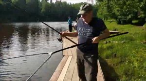 Ловля карпа на верхнем, рассказ о поимках осетра на нижнем . Клёвое место Лосиный остров.