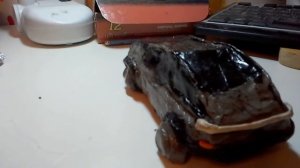 тесла кибертрак из пластилина