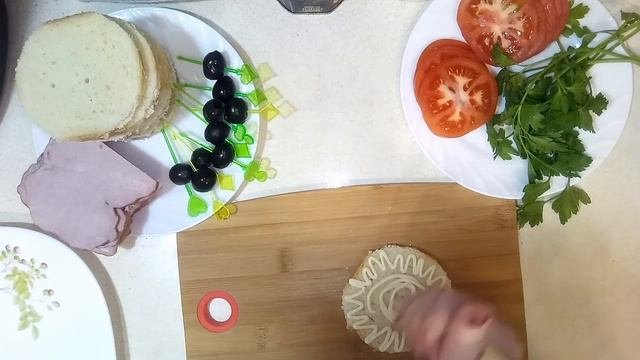 Бутерброды на Новый Год. Бутерброды на праздничный стол.