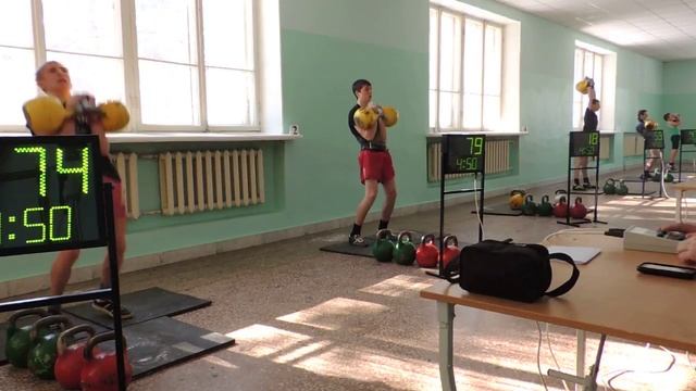 Первенство Хабаровского края по гиревому спорту. 20.03.2015 г. Юноши. Толчок, в/к 58 кг. смотреть онлайн
