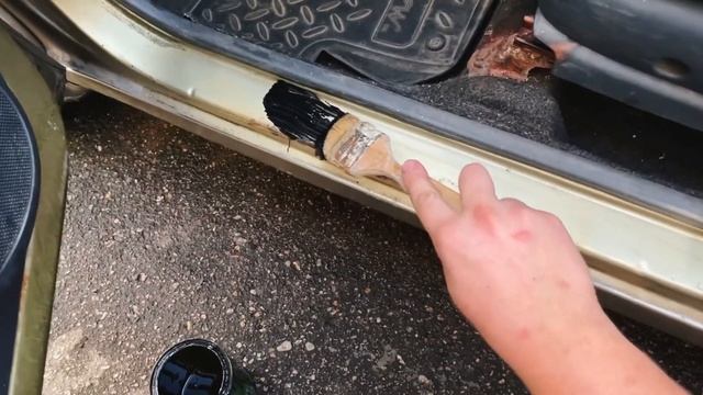 ПОКРАСИЛ ПОРОГИ ОБЫЧНОЙ КРАСКОЙ ПО РЖАВЧИНЕ ЧТО БУДЕТ? смотреть онлайн