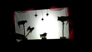 Театр теней Рождество по стихотворению Александра Черного "Рождественское"
