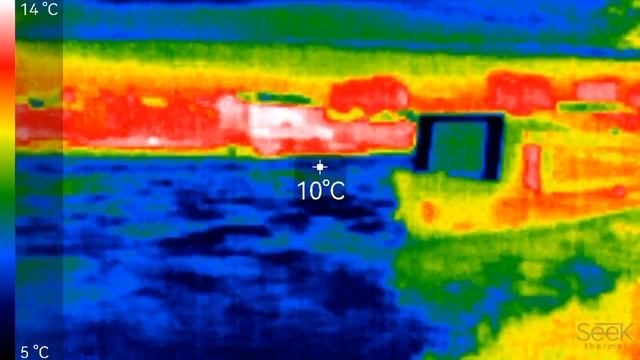 A view of Bratislava city through the thermal camera Seek Compact 01 смотреть онлайн