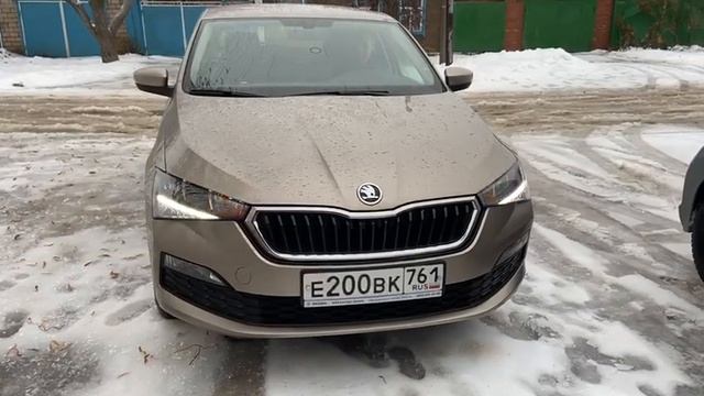 Skoda Rapid 2020 стробоскопы, активация