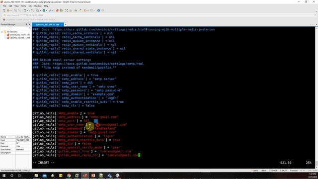 [Gitlab-administration-P2] Config email (gmail), logo, banner, backup dir, data dir for gitlab