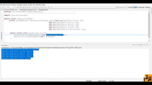 Java 8 Comparator Tutorial - Part 1 смотреть онлайн