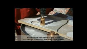 Как легко сделать отверстия в керамограните. Алмазные коронки по плитке с Алиэкспресс