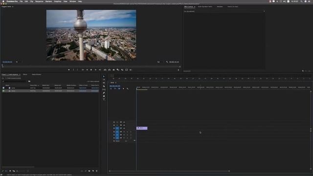 Как создать секвенцию за 5 секунд в Adobe Premiere?