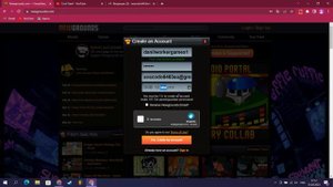 как создать аккаунт в newgrounds