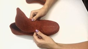 Ботинки из тапочек