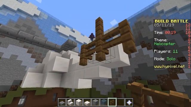 Битва Строителей #30 ВЕРТОЛЁТ как построить в майнкрафт HELICOPTER смотреть онлайн