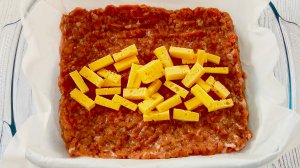 Фарш с сыром и картошкой в духовке. Быстрый и вкусный ужин для всей семьи