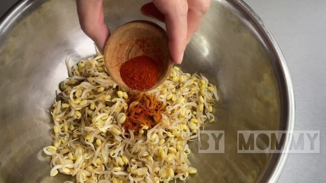 НОКТЫ-ЧА - САЛАТ ИЗ ПРОРОСТКОВ МАША ПО-КОРЕЙСКИ. БОБЫ МУНГ - простой рецепт полезного салата