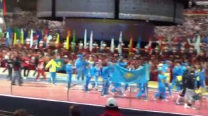 Закрытие универсиады Казань 2013. Выход спортсменов
