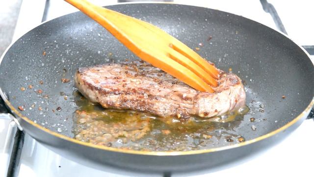 АСМР Стейк из мраморной говядины Black Angus от Готовить просто/ Black Angus Marbled Beef Steak ASM