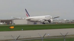 Air France (Old Livery) Boeing 777-228(ER) Landing in Montreal Trudeau Airport