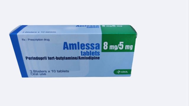 Amlessa 8mg/5mg Tablets Krka - Thuốc điều trị tăng huyết áp смотреть онлайн