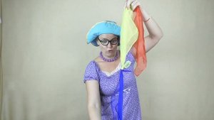 Фокусы с цветными платочками и сачком от Супер Клавы