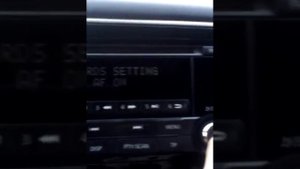 mitsubishi outlender 3. настройка часов.  RDS В ПОЛОЖЕНИИ OFF