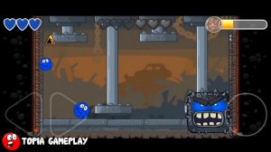 RED BALL 4: DUO BLUE 'FOOTBALL BIRBERRY TOMATO BALL' vs DUO BLUE EYES 'FACTORY CAVE BOSS' VOLUME 3,