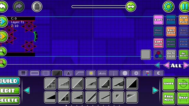 Доделываю мой ооочень сложный уровень. "Geometry Dash" смотреть онлайн