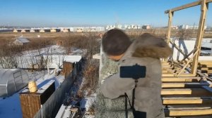 Как крепить мауэрлат в газобетон без армопояса. Часть 2. Верхний ряд блоков. Крепление мауэрлата 16