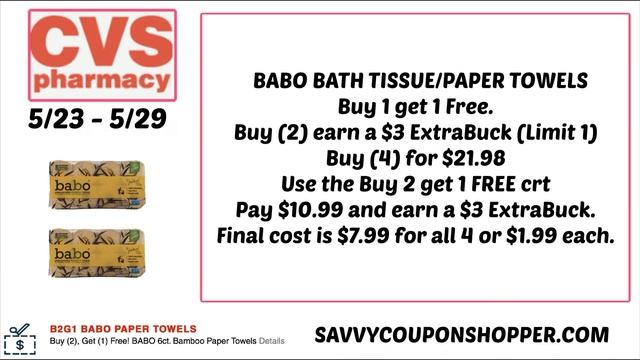 CVS BEST DEALS (5/23 - 5/29) | DEODORANT, RAZORS, WATER & MORE! смотреть онлайн