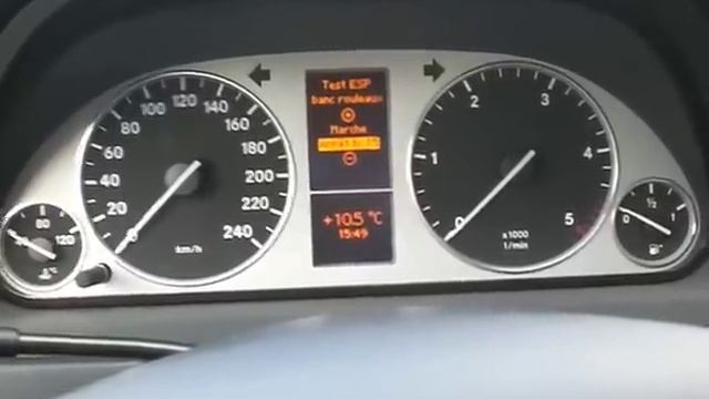 Comment déconnecter ESP Mercedes Classe B смотреть онлайн