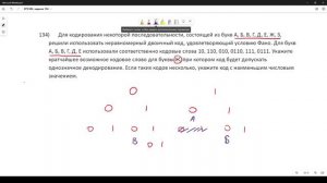 Решение ЕГЭ №4 по информатике | Сборник К. Ю. Полякова №134