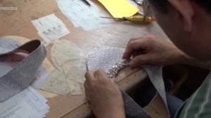 Process of Making Handmade Wedding Shoes Made by Artisan With 40 Years of Experience.